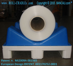 CRADLEs PALLET<br>ROLL PALLETs<br>FLEXIBLE PACKAGING